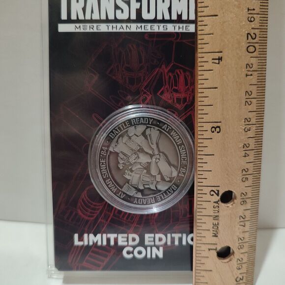 Transformers Collectible Coins Set Official Hasbro Badges Bundle At War Since 84 - Picture 2 of 5